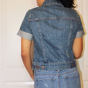 madewell short sleeve denim jacket