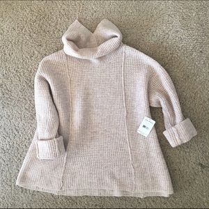 New 100% Wool Free People Side-Winder Sweater
