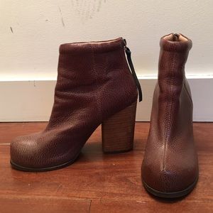 Jeffrey Campbell Brown Rumble Booties