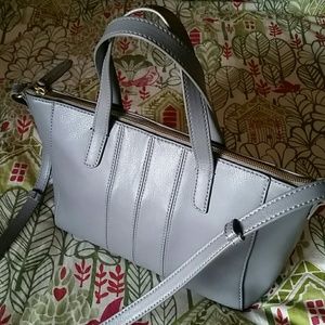 J Crew leather bag 12" x 8"