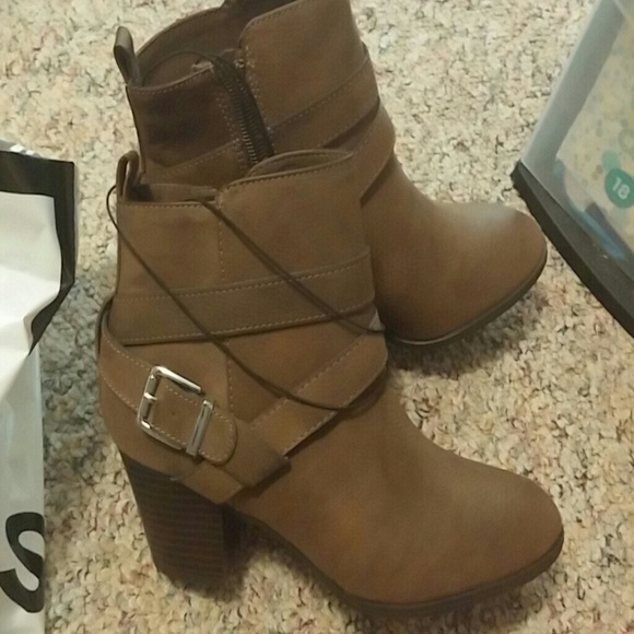 Express Taupe Bootie