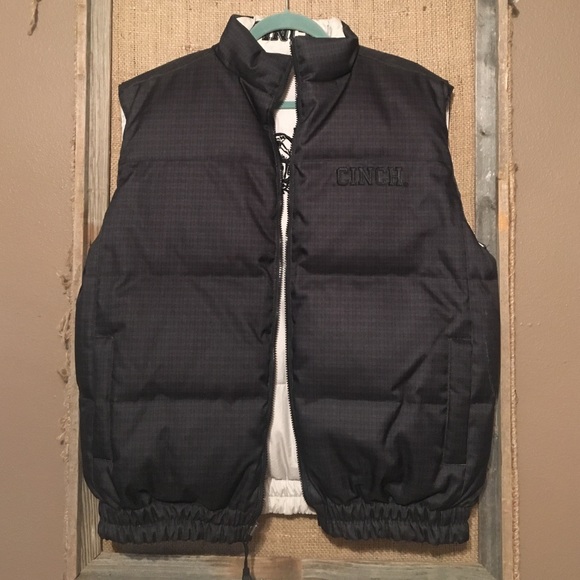 cinch puffer vest