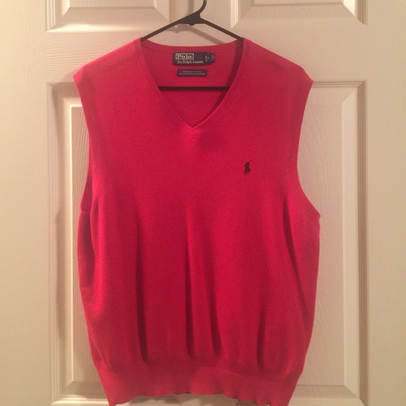 Men's Polo sweater vest, size M