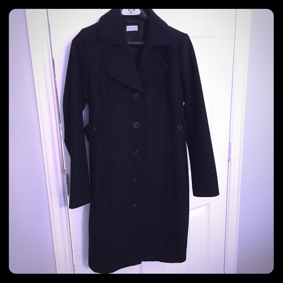 MATERNITY Black Peacoat