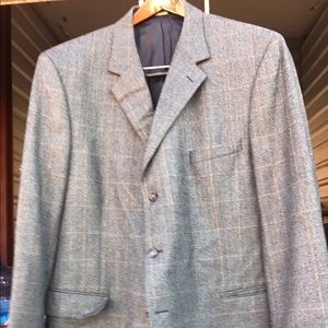 Green camel hair sport coat
