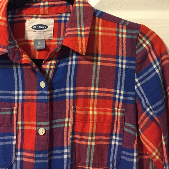 OLD NAVY | fall flannel long sleeve shirt