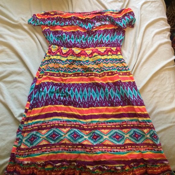 Strapless dress