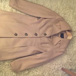 Classic Knee-Length Coat- Wool Blend