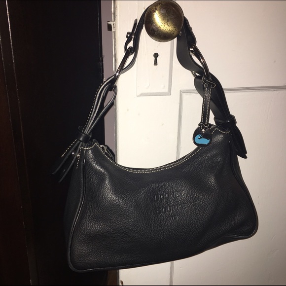 Dooney & Bourke small all leather Hobo