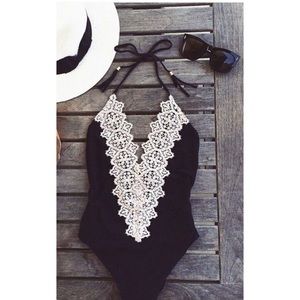 Sold Out in Stores! Blue Life Halter One Piece