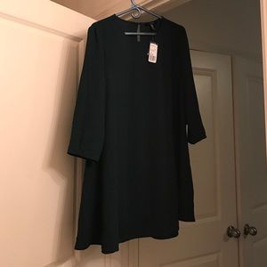 F21 green dress sz M