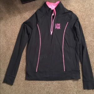 PINK LONG SLEEVE 1/4 ZIP