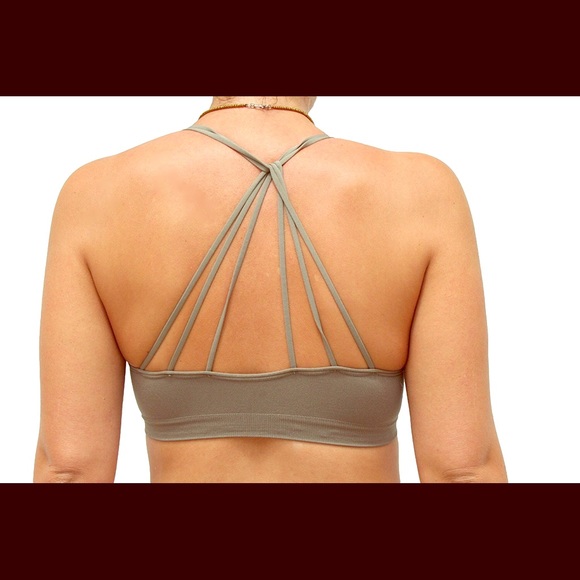 New strappy padded bralette. One size.