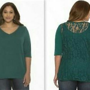 Forrest green top by Lane Bryant 14/16