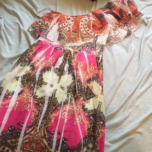 One-shouldered dress