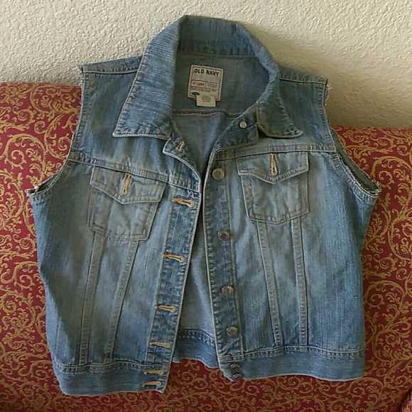 Jean jacket vest