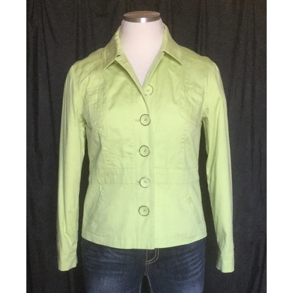 CHiCO'S Lime Green Blazer - Picture 2 of 4