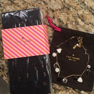 Bundle of Kate Spade Necklace/ Tights