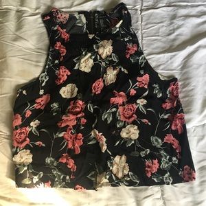 Flower crop top