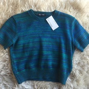 American Apparel, knitted classic crop tee.