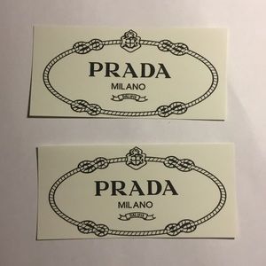 ‼️FLASH SALE‼️ Prada Fashion Sticker! (2 pack)