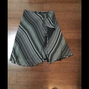 A silk skirt