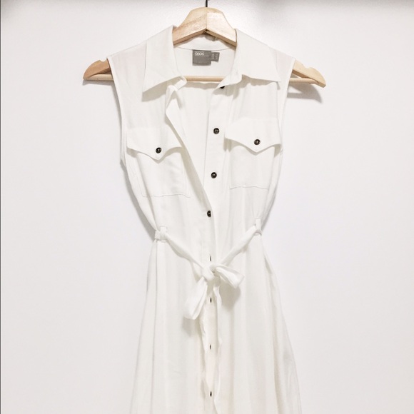 Asos Long Button Down Shirt Dress