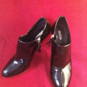 Mui Mui patent booties