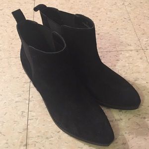 ASOS Black Suede Ankle Boots
