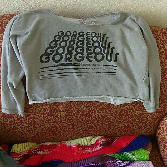 Crop sweater