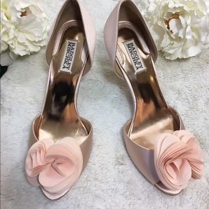 Badgley Mischka Blush Wedding Heel