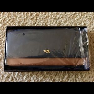 RFID Always Be Secure Two-Tone Leather Wallet