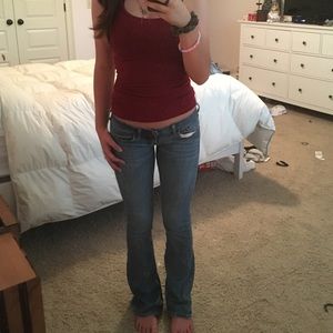 Light wash Hollister jeans