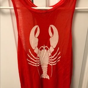 WILDFOX lobster tank top