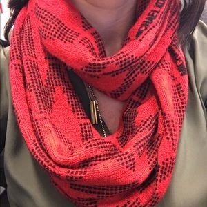 Michael Kors red and black scarf