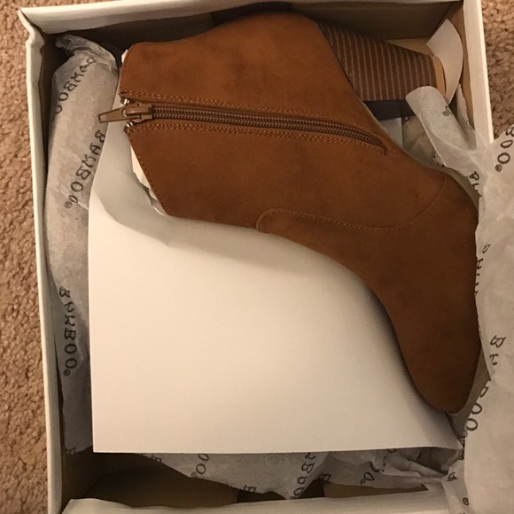 Brand new suede chink colored booties! - Picture 2 of 3