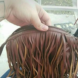 Fringe purse