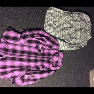 girls button down/flannel.