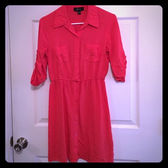 Orange dress shirt