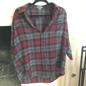 Warm over sized flannel