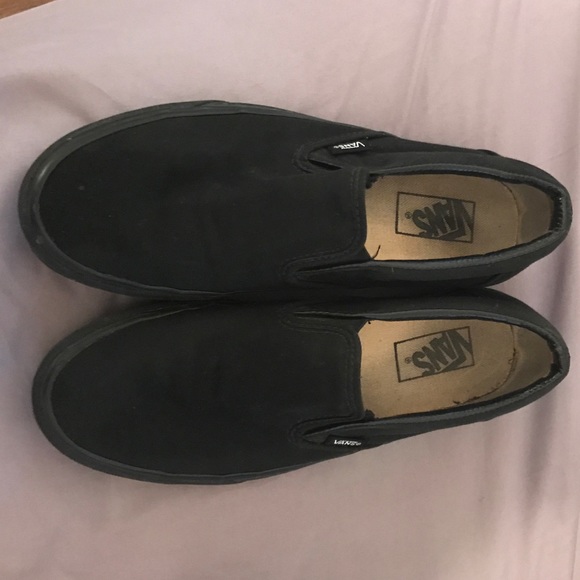 Black Slip on Vans
