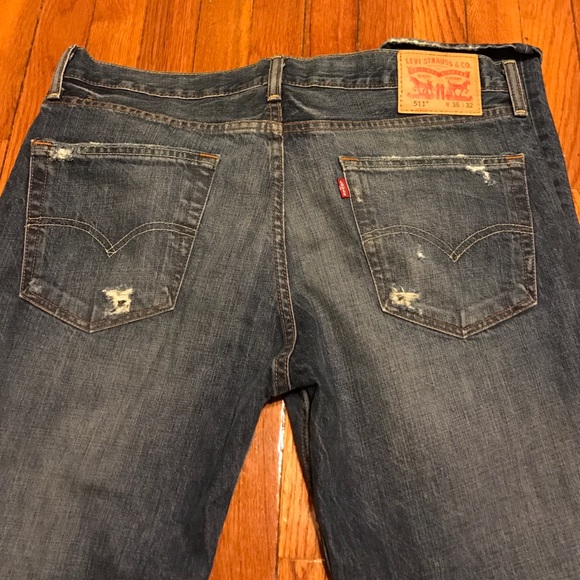 Levi jeans "worn once "