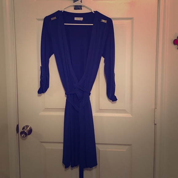 Calvin Klein wrap dress