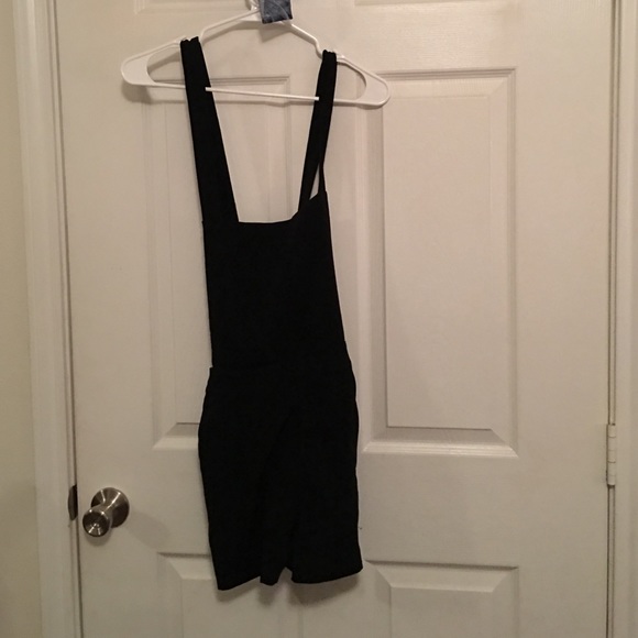 Black overalls
