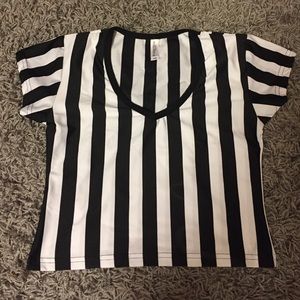 Referee Costume- Crop Top
