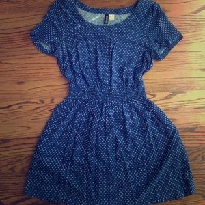 Size 8 blue Divided by H&M polka dot dress