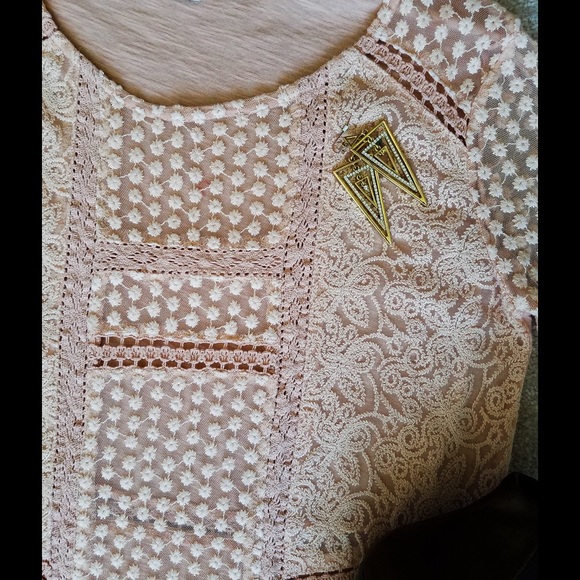 Lucky Brand boho top - Picture 3 of 4