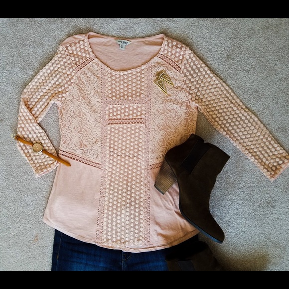 Lucky Brand boho top - Picture 4 of 4