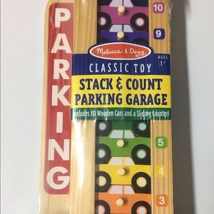 Melissa & Doug Stack & Count Parking Garage