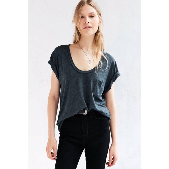 Urban Outfitters Tops - NWT Urban Outfitters Scoopneck Slouch Pocket Tee